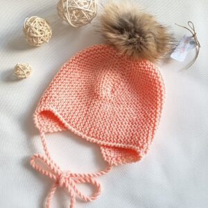 Gorro Aviador Mandarina talla 12-36m