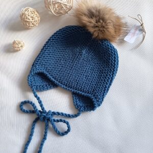 Gorro Aviador Azul Océano talla 12-36m