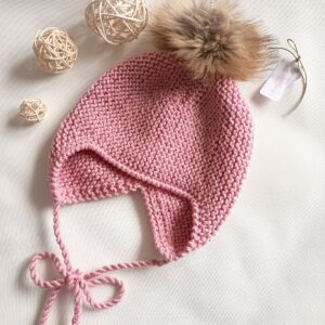 Gorro Aviador Rosa Flamenco talla 3-5 años