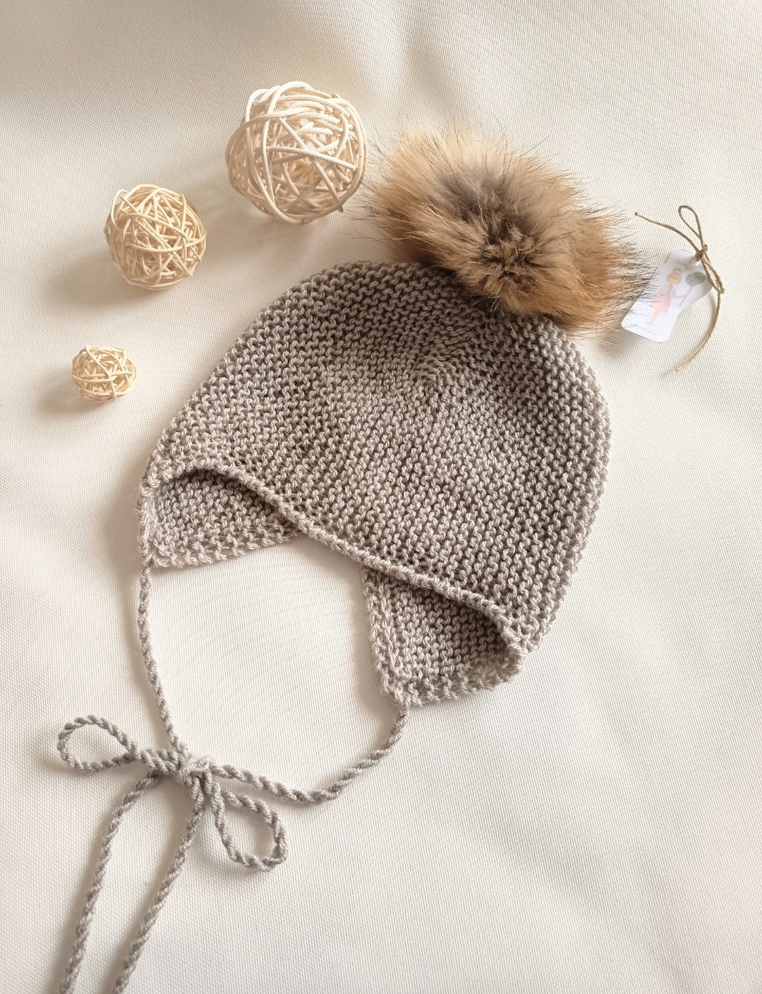 Gorro Aviador Piedra talla 12-24m (copia)