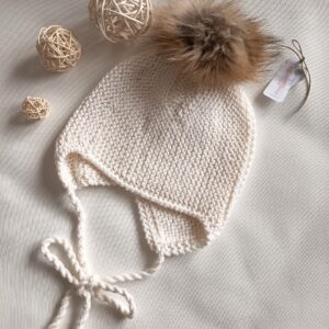 Gorro Aviador Crudo talla 3-5 años