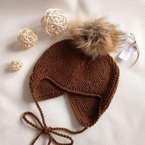 Gorro Aviador Marrón talla 3-5 años