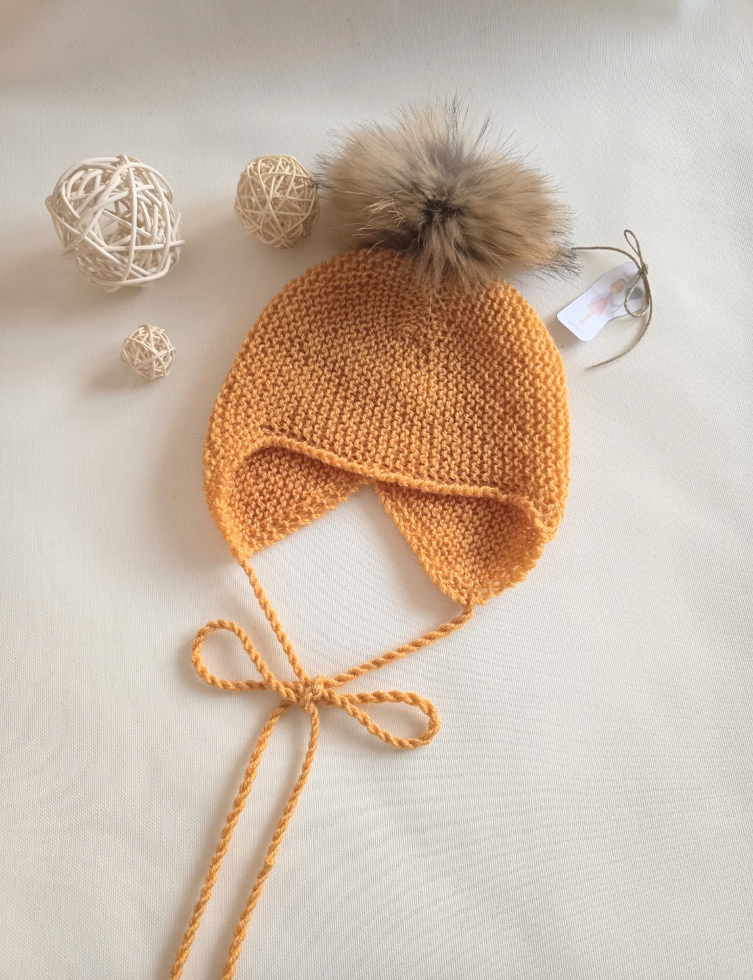 Gorro Aviador Mango talla 12-36m