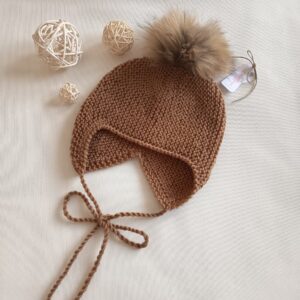 Gorro Aviador Caramelo talla 3-5 años