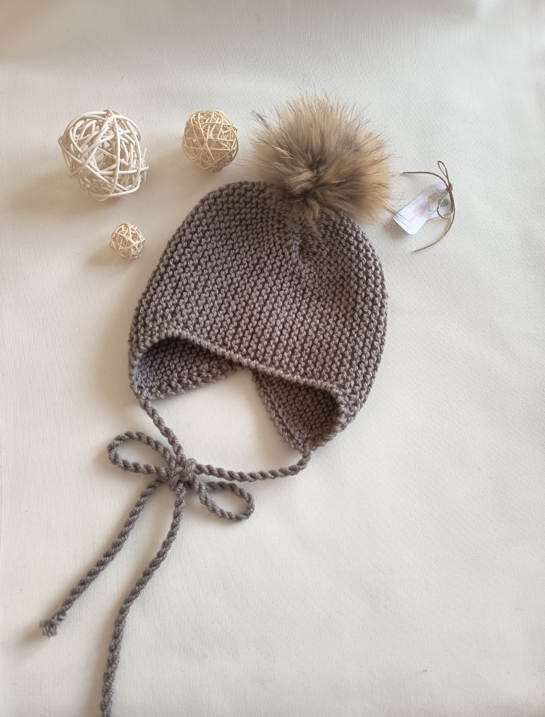 Gorro Aviador Turron talla 3-5 años